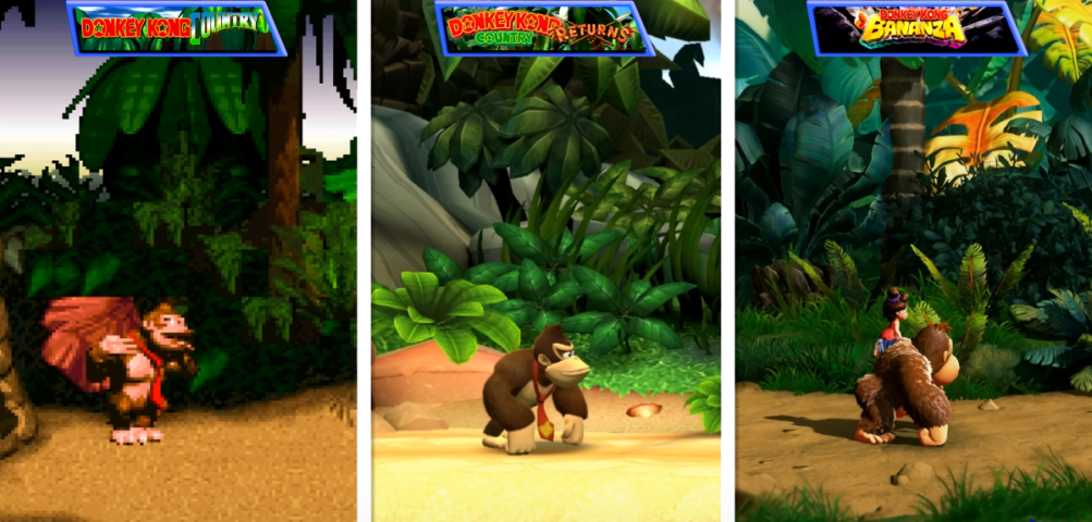 Donkey Kong Country VS Returns VS&nbsp;Bananza