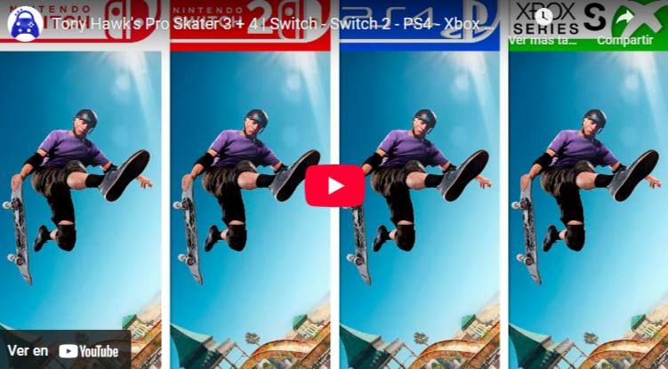 Tony Hawks Pro Skater 3+4 | Switch – Switch 2&nbsp;comparison